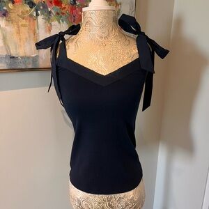 LOFT  Bow Tie Ribbed Tank